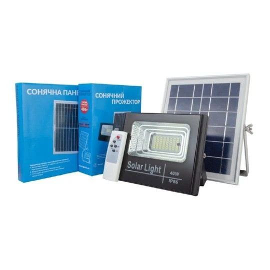 Прожектор на сонячній батареї Alltop 0837A40-01 40W фото 6