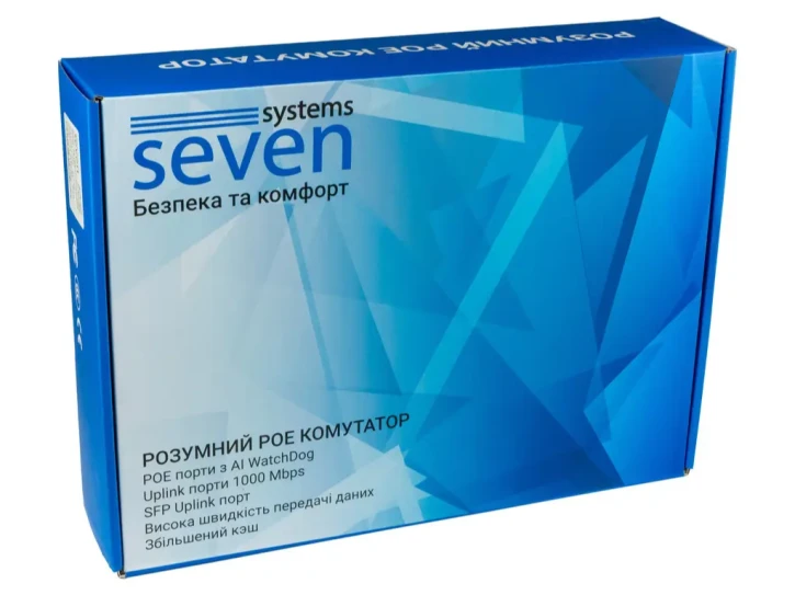 POE комутатор SEVEN P-73216G-SFP фото 8