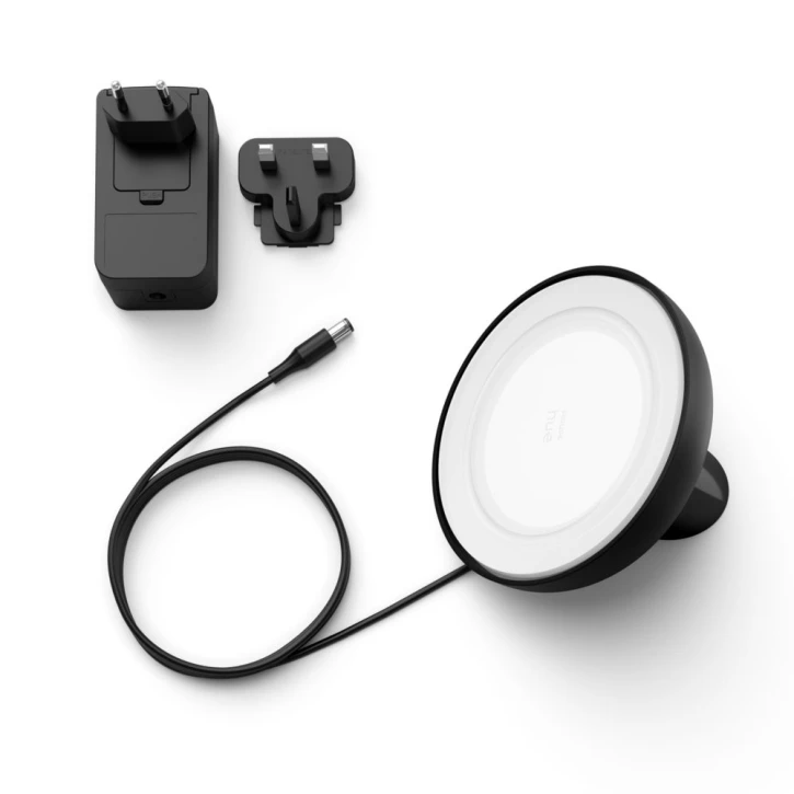 Настільна лампа Philips Hue Bloom, 2000K-6500K, Color, Bluetooth, димована, чорна Philips 14376 фото 3