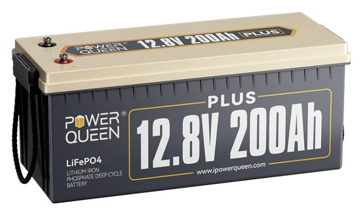 Акумулятор Power Queen PLUS 12.8V 200Ah, 2560Wh (PQ12V200)