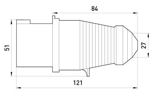 Силовая вилка переносная E.Next e.plug.pro.3.16 (3п, 230В, 16А) (p011001) фото 2