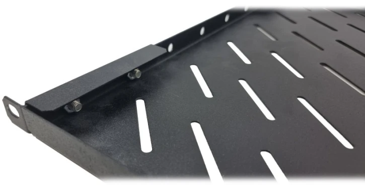 Полка стационарная E-server 1U 19" 420х650 мм черная (PS-1U-650-B-E) фото 5