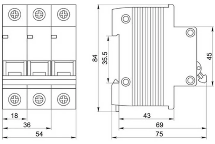 Автоматичний вимикач IEK ВА47-29 1P, 10A, C, 4,5kA, DIN (MVA20-1-010-C) фото 2