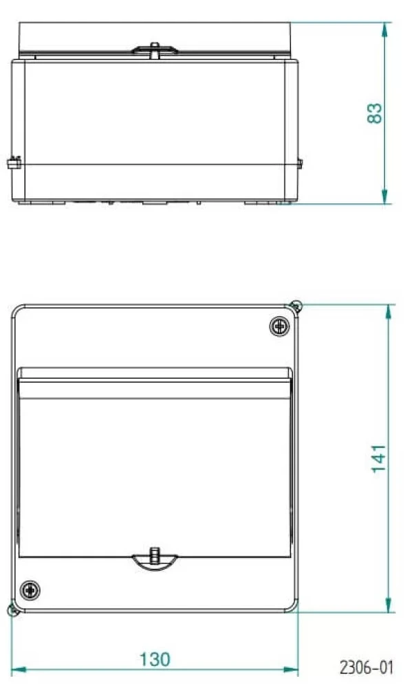 Щит накладной Elektro-Plast на 6 модулей (2306-11) фото 4