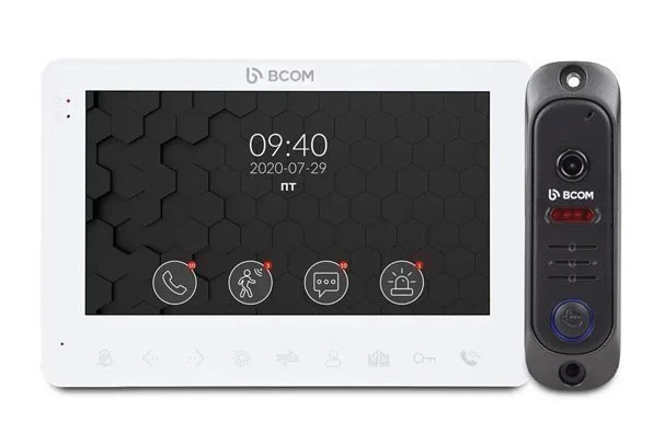 Комплект відеодомофону BCOM BD-780M Kit Black/White (215041)