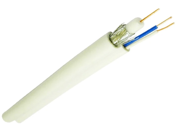 Кабель комбинированный TriniX RG-59 + 2х0.5мм, Мідь, In