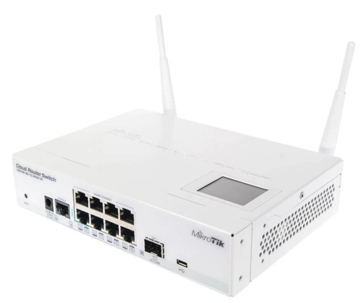 Комутатор MikroTik CRS109-8G-1S-2HnD-IN White