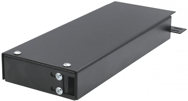 Розподільчий оптичний бокс CMS для 4 волокон з кабельним організатором (UA-FOBSM-B) фото 2