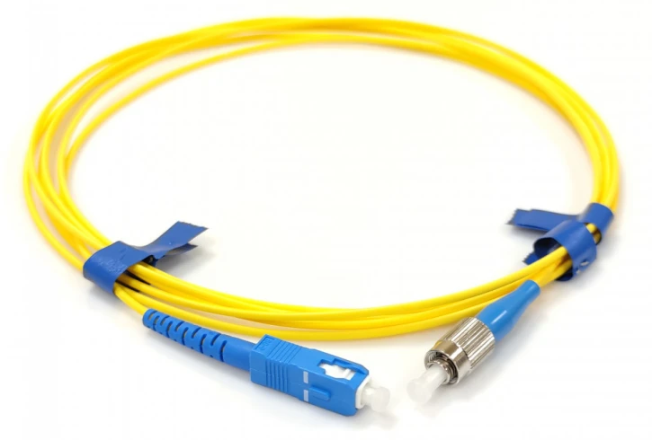 Патч-корд оптичний CMS SC / UPC - FC / UPC SM simplex 3.00 LSZH (1,5м)