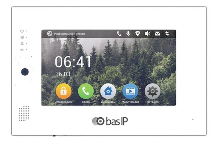IP видеодомофон Bas-IP AP-07L White