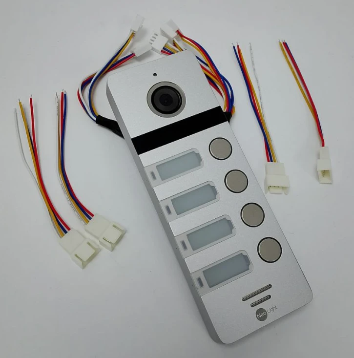 (Уценка) Вызывная панель Neolight MEGA/4 FHD Silver фото 3
