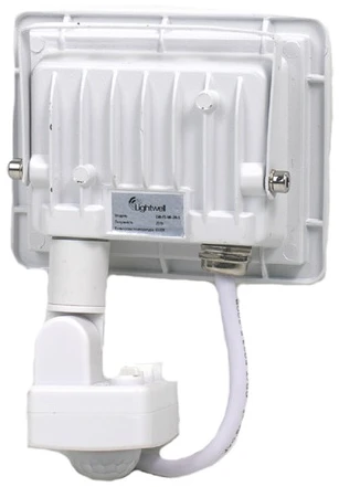 Прожектор LED Lightwell LW-FL-W-20-S 20 Вт з датчиком руху фото 2