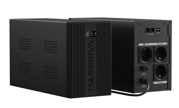 ИБП Marsriva MR-UF1500 Black фото 6