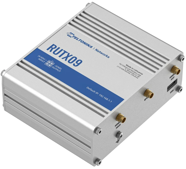 Маршрутизатор 4G LTE Dual-SIM GPS IoT Teltonika RUTX09