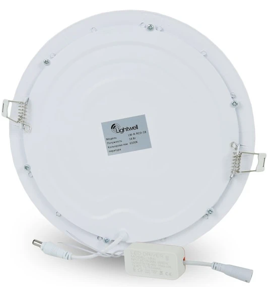Світильник точковий врізний Lightwell LW-R-RCD-18 (18Вт, 6500К) фото 2