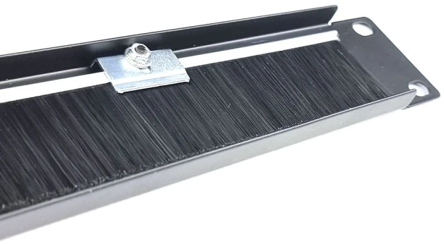 Кабельний організатор E-server 1U 19" зі щіткою посередині (WT-2154B) фото 5