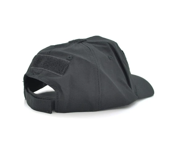 Тактична кепка з липучками для шевронів, Black Voltronic 15001-1 фото 2