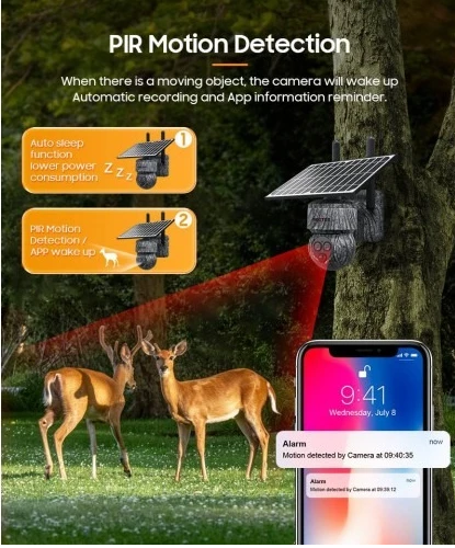 Відеокамера Sectec ST-557-6M-12X-4G-EU-G (6Мп, PTZ, 12000mAh) фото 6