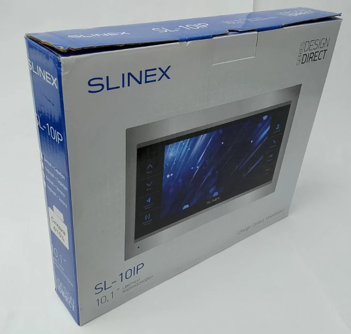 (Уценка) IP-видеодомофон Slinex SL-10IP Gold/White фото 2