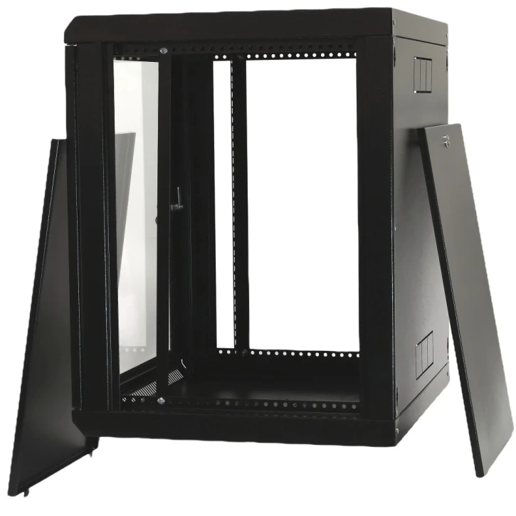 Шафа настінна CMS 19" 12U, 600x500x640мм чорна (UA-MGSW1L125B) фото 5