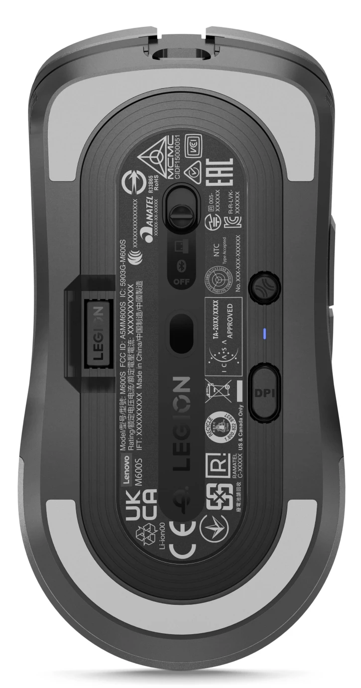 Миша бездротова Lenovo Legion M600s Qi Wireless GM Gray (GY51H47355) фото 9