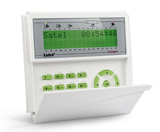 Клавиатура Satel INT-KLCD-GR White