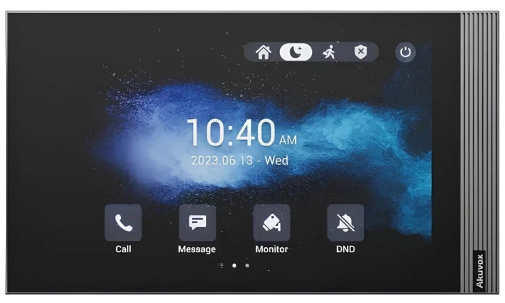 Комплект відеодомофона Akuvox DB01 + S563W Black/Gray (00-00002982) фото 3