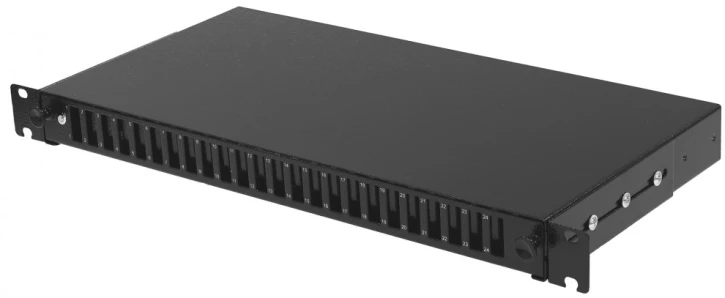 Патч-панель CMS 48, SC Duplex/LC Quad, 1U, 6xPG16+6xPG11 (UA-FOPE24SCD-B)