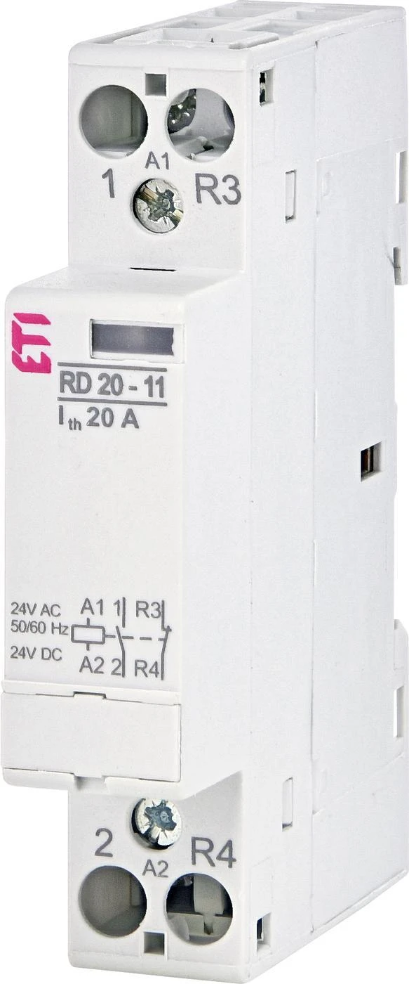 Контактор модульний ETI RD 20-11 24V AC/DC (2464007)