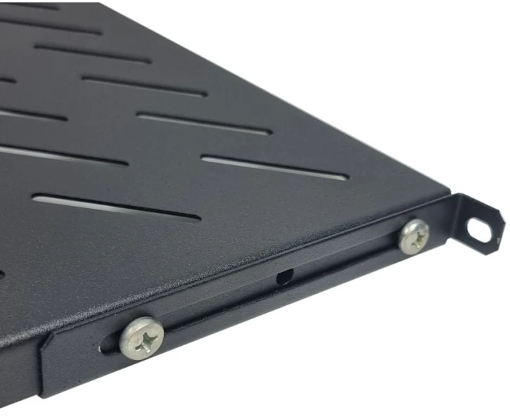 Полка стационарная E-server 1U 19" 420х650 мм черная (PS-1U-650-B-E) фото 6