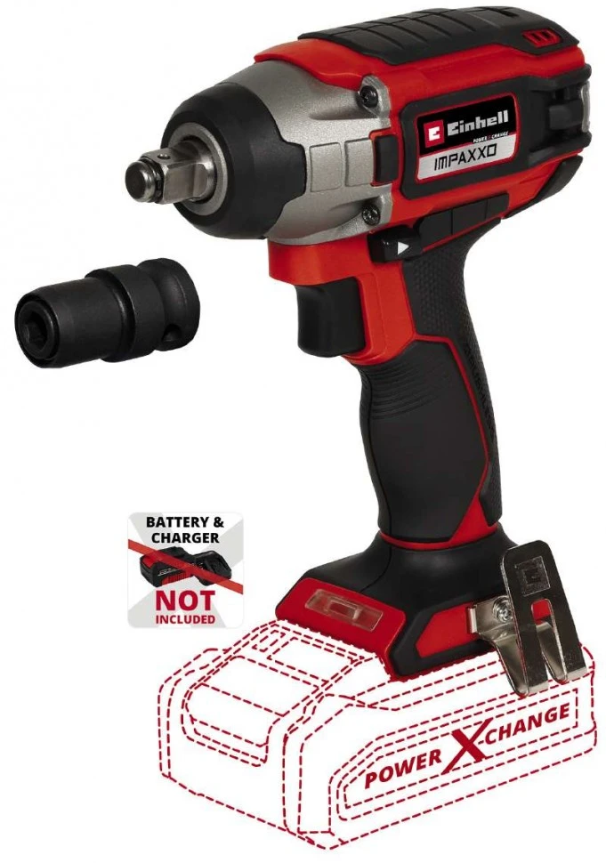 Гайковерт ударный Einhell IMPAXXO 18/230 - Solo Red (4510080) фото 2
