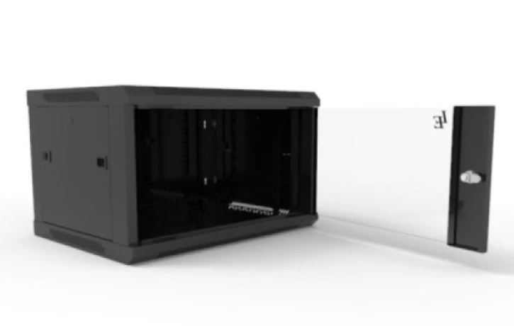 Шафа настінна Adtek DE-19" 12U-600-450 чорна (DE-12U-600-450-B) фото 2