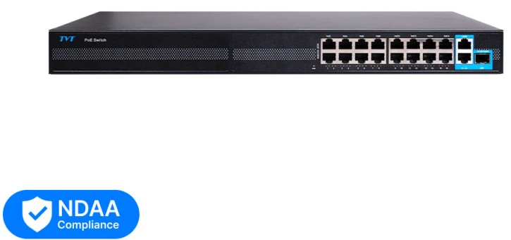 Комутатор TVT TD-B2216S1-PGS PoE (77-00384)