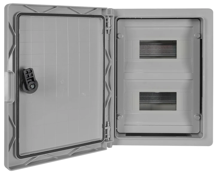 Шафа удароміцна E.Next e.plbox.250.330.130.18m.blank з панеллю під 18 модулів (CP5102) фото 3