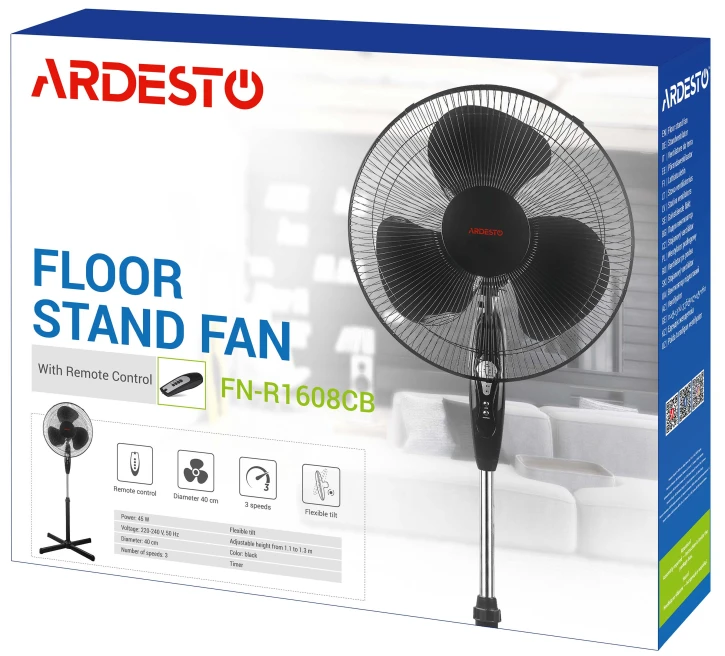 Вентилятор Ardesto FN-R1608CB фото 9