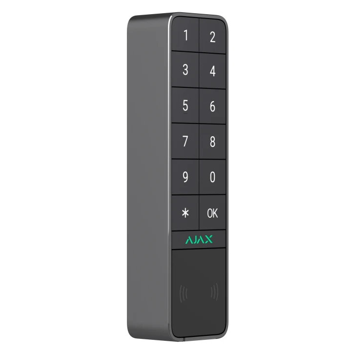 Беспроводная клавиатура Ajax KeyPad Outdoor Jeweller Graphite