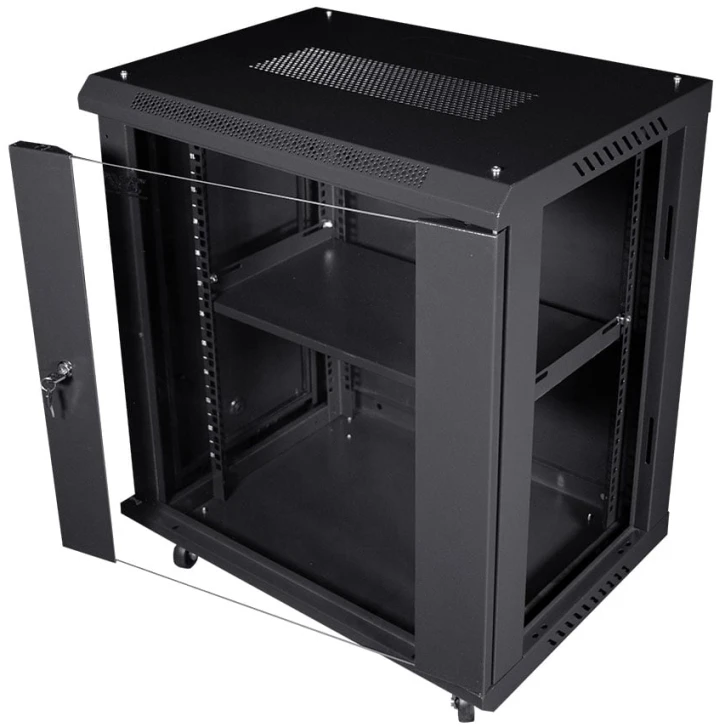 Шкаф напольный NVC NVC-12U/600x450x640 Black (25-00071) фото 8