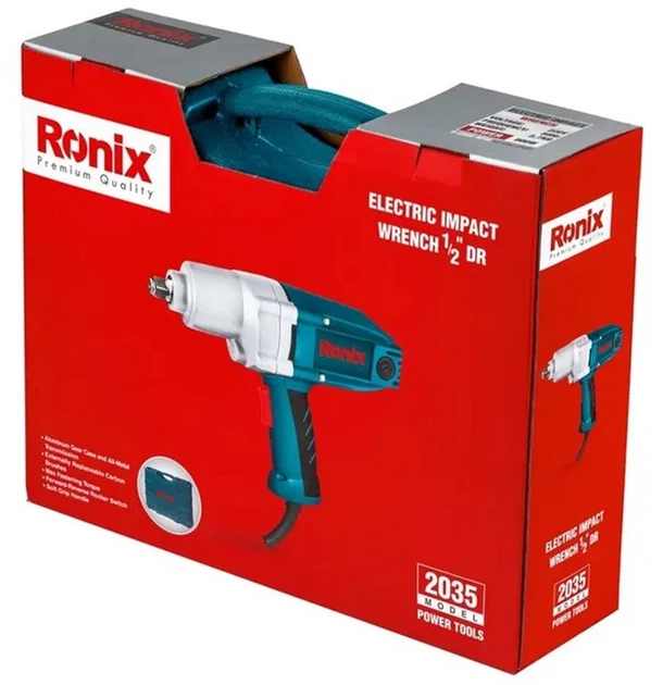 Гайковерт ударний Ronix 2035 Blue фото 8