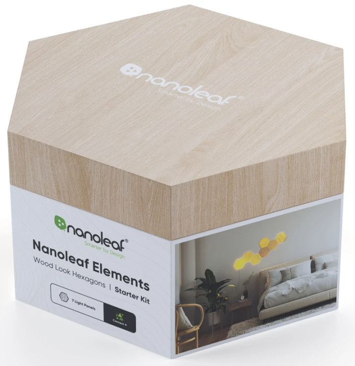 Розумна система освітлення Nanoleaf Elements - Hexagons Starter Kit Apple Homekit 7 шт (NL52-K-7002HB-7PK) фото 4
