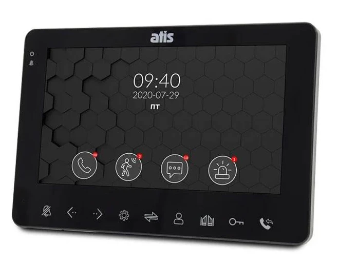 Комплект відеодомофону Atis AD-780MB Kit box Black фото 2