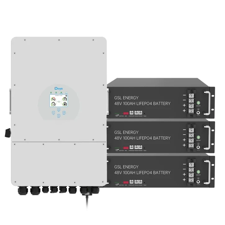 Система зберігання енергії Deye SUN-12K-SG02LP1-EU-AM3-3GS14.4K-LFP 12kW 14.4kWh 3BAT LiFePO4 6500 циклів (SUN-12K-SG02LP1-EU-AM3-3GS14.4K-LFP)