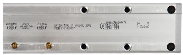 Доводчик дверний Cisa C1610.03.0.90 Professional Plus2 BC STD до 80 кг FIRE чорний (37912) фото 5