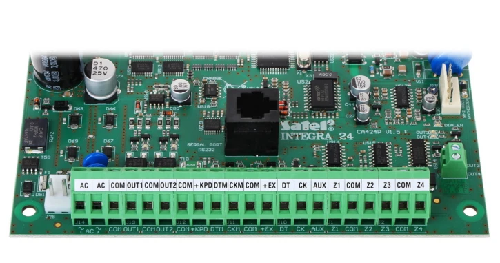 Плата приемно-контрольного прибора Satel INTEGRA 24 фото 2