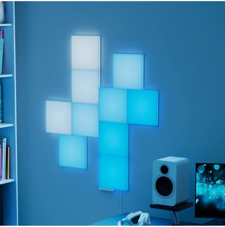 Додатковий комплект панелей Nanoleaf Blocks Squares Add-On Kit з підтримкою HomeKit і Matter — 2 шт. (N8100E00-2BS) фото 2