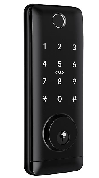 Розумний біометричний замок SEVEN LOCK SL-7764BF Black (SL7764BFb)