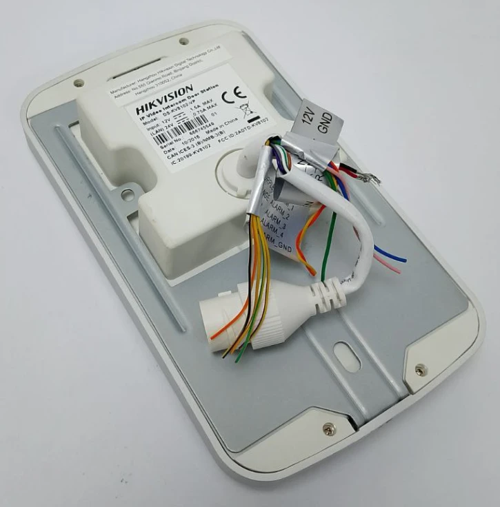 (Уценка) IP вызовная панель Hikvision DS-KV8102-VP Silver фото 5