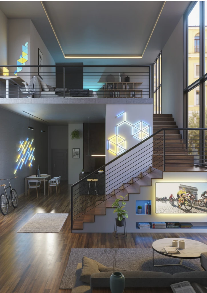 Розумна система освітлення Nanoleaf Lines Starter Kit Apple HomeKit 15 шт (NL59-K-6002LW15PKEU) фото 8