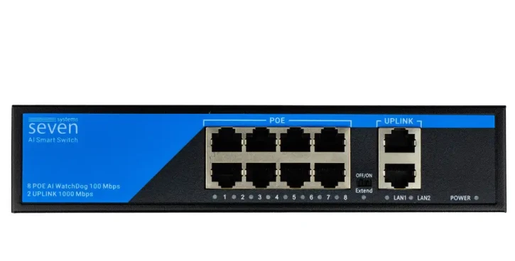 PoE комутатор SEVEN P-7328G фото 2