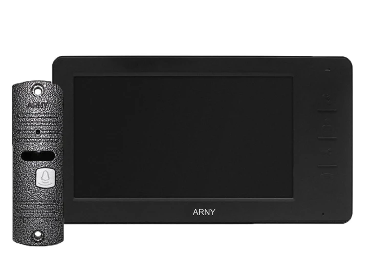 Комплект відеодомофону Arny AVD-7006 Black/Grey
