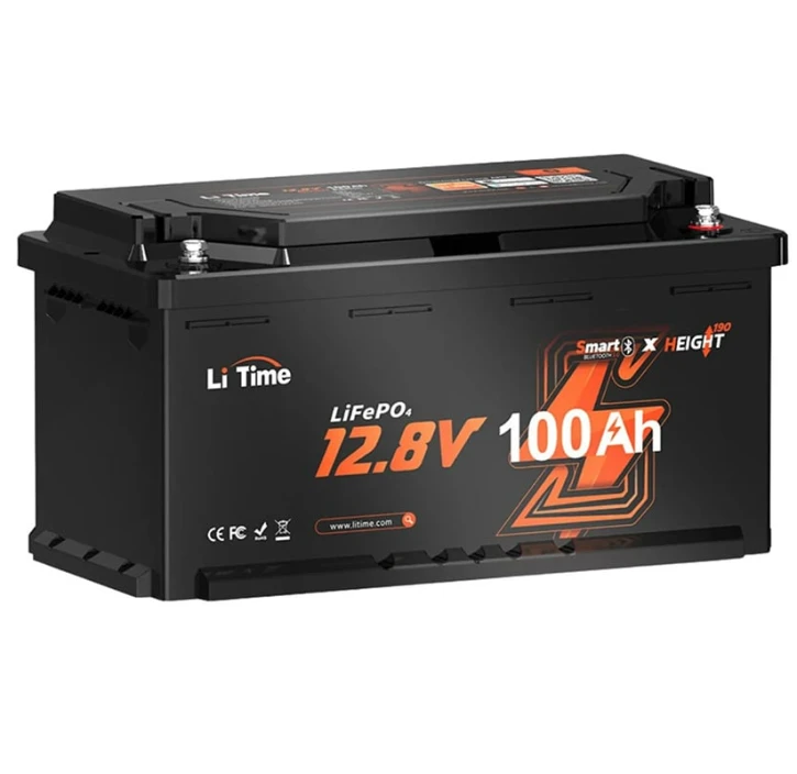 Акумулятор Li Time H190 L12V100-100-H190-BT-4-AC150 Bluetooth (44-00515)
